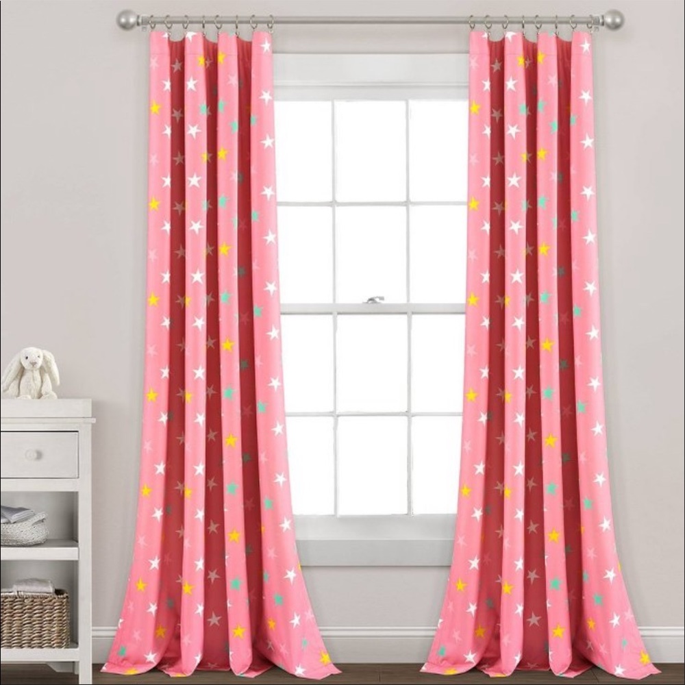 Lush Decor Curtain Set 2 Panels 84x52